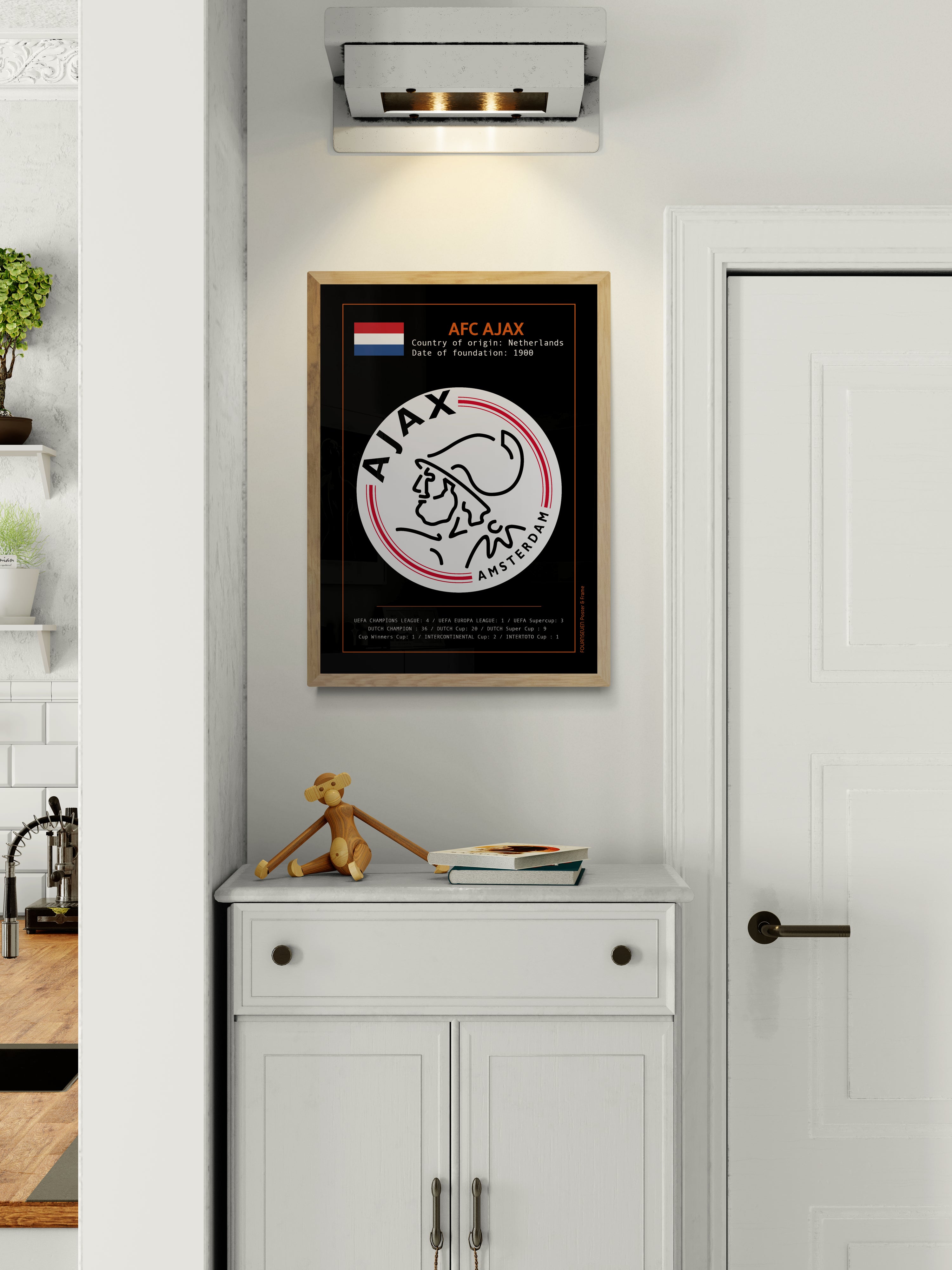 AFC Ajax graphic poster. 