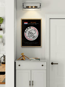 AFC Ajax graphic poster. 