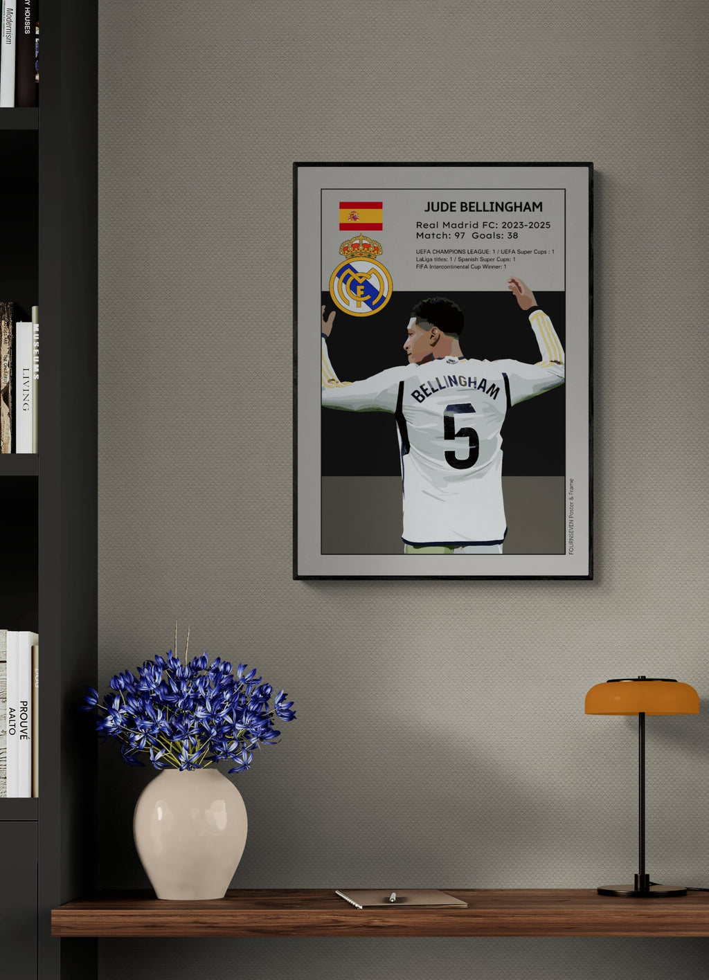 Jude Bellingham Real Madrid poster.