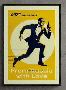 From Russia with Love. Agent 007 James Bond poster.
