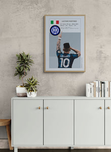 Lautaro Martinez graphic poster. 