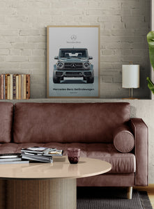 Mercedes-Benz Geländewagen graphic poster.