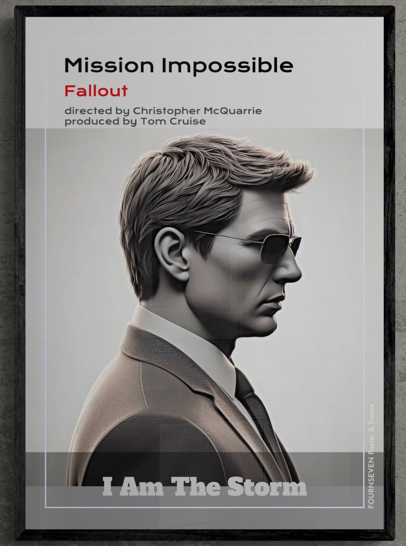 Mission Impossible Fallout film poster.