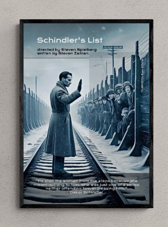 Shindler`s List film poster.