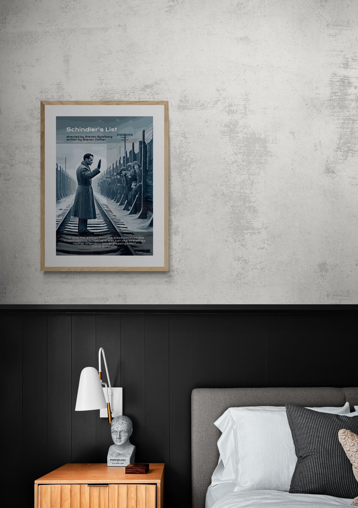 Shindler`s List film poster.