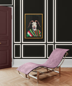 Sudan Vecteezy goat portrait poster.